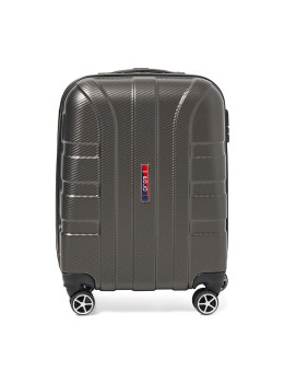 Чемодан маленький 4 колеса Ricco Grande T1ABS550graphite-M