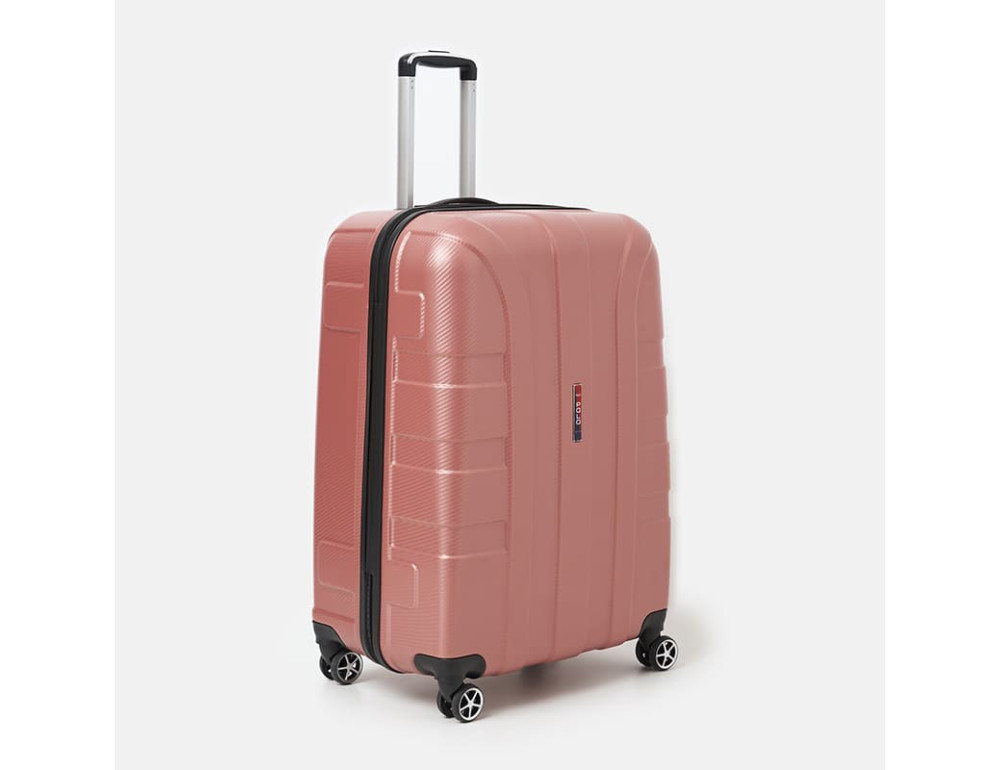 Велика валіза на 4 колеса Ricco Grande T1ABS550rose-XL - Фотографія № 3