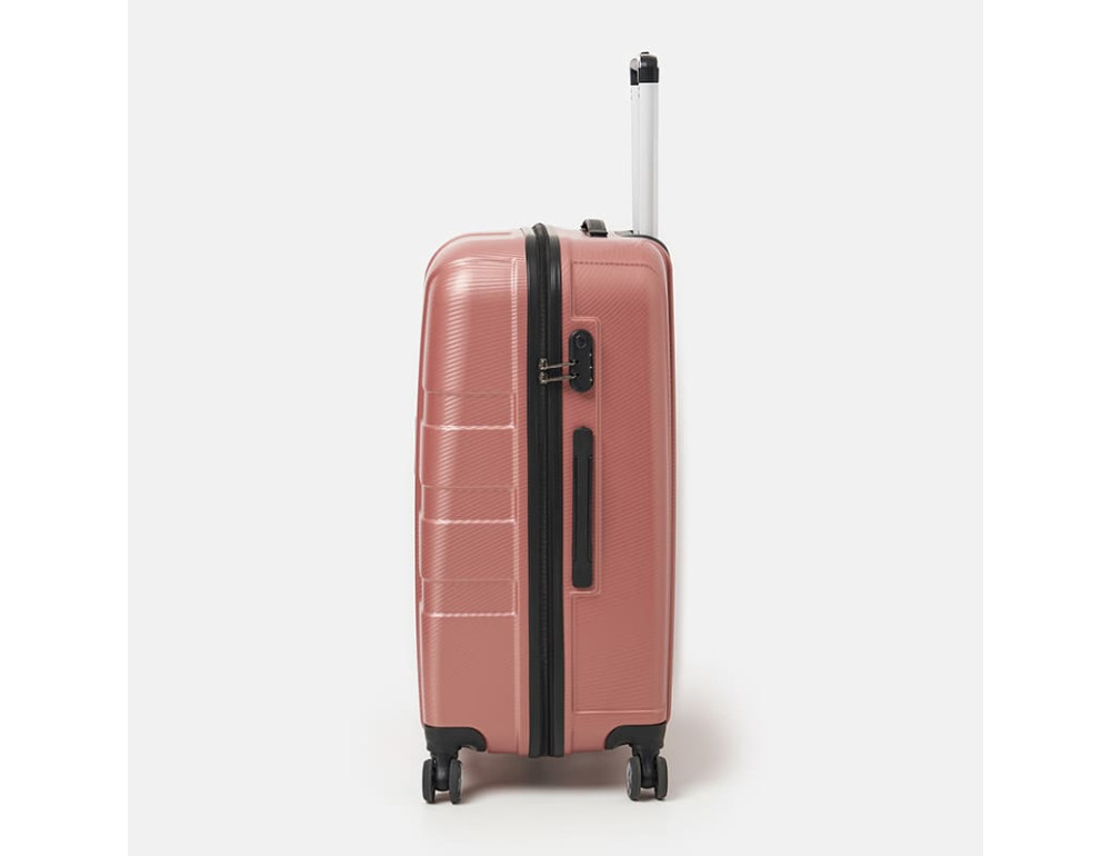 Велика валіза на 4 колеса Ricco Grande T1ABS550rose-XL - Фотографія № 4