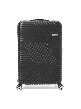 Чемодан средний 4 колеса Ricco Grande T1ABS600black-L