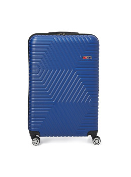 Чемодан средний 4 колеса Ricco Grande T1ABS600blue-L