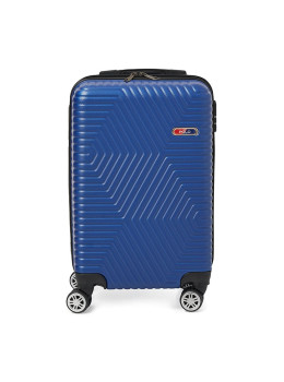 Чемодан маленький 4 колеса Ricco Grande T1ABS600blue-M