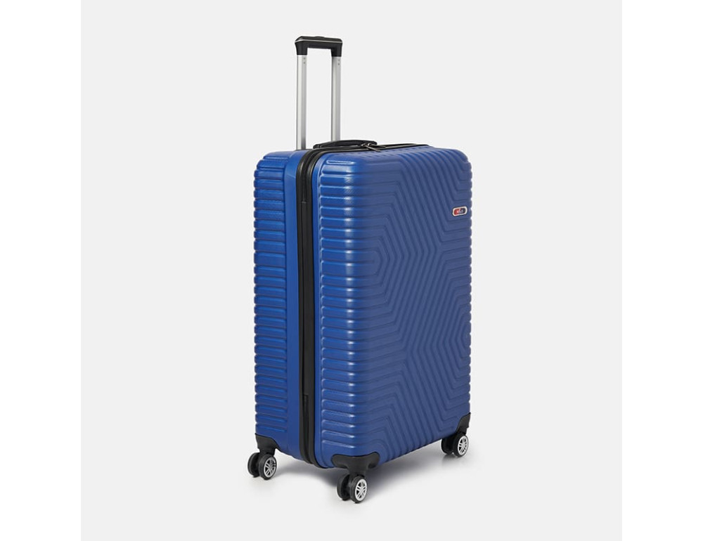 Чемодан большой 4 колеса Ricco Grande T1ABS600blue-XL - Фото № 3