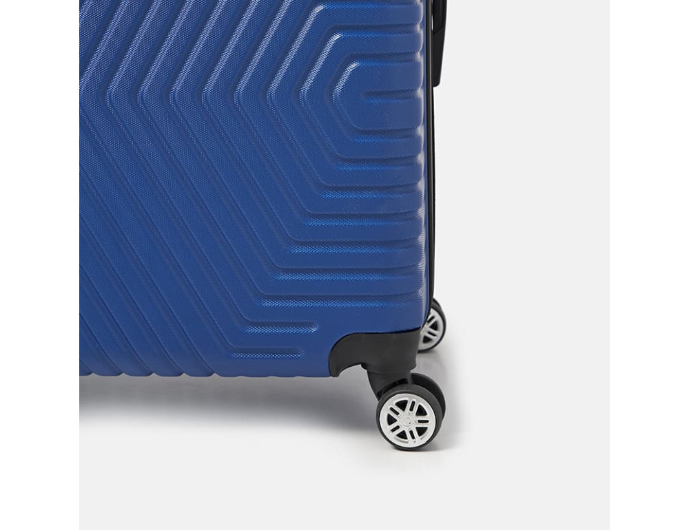 Чемодан большой 4 колеса Ricco Grande T1ABS600blue-XL - Фото № 8
