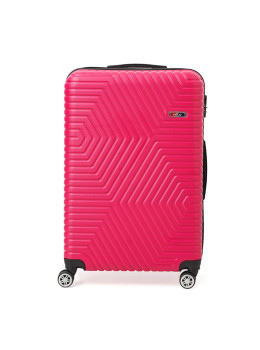 Чемодан большой 4 колеса Ricco Grande T1ABS600fuchsia-XL