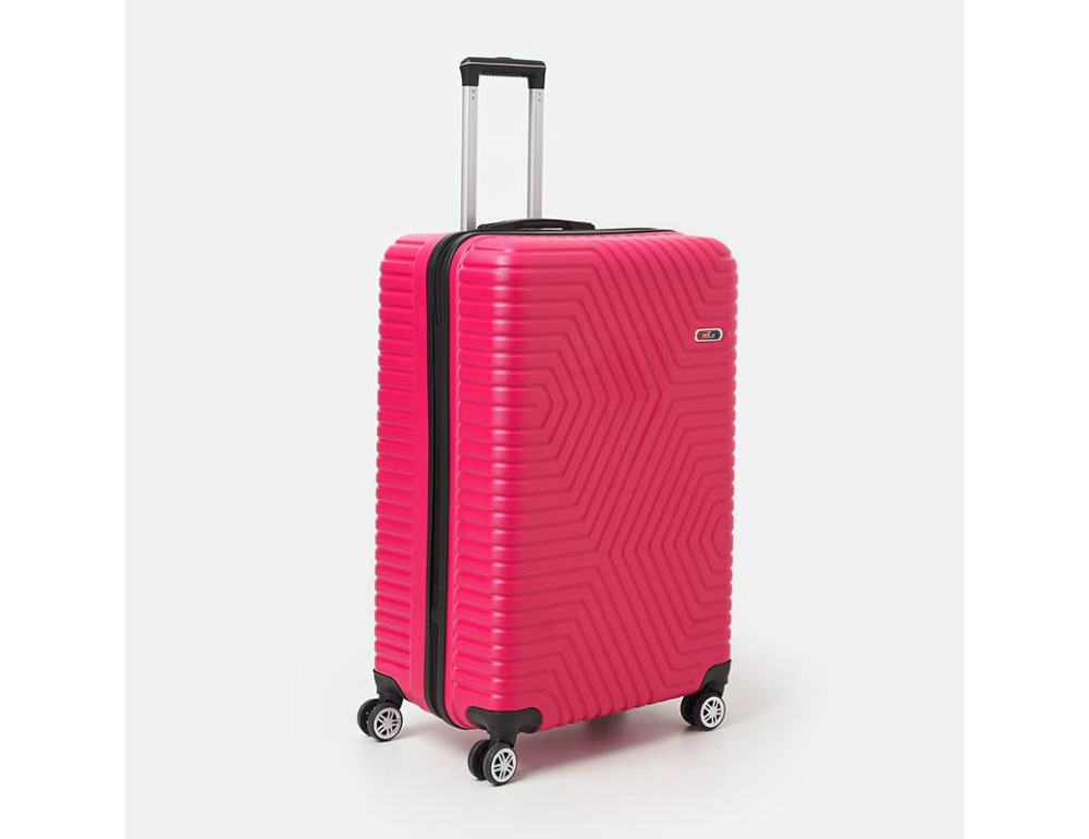 Великий чемодан на 4 колеса Ricco Grande T1ABS600fuchsia-XL — пурпурний - Фотографія № 3