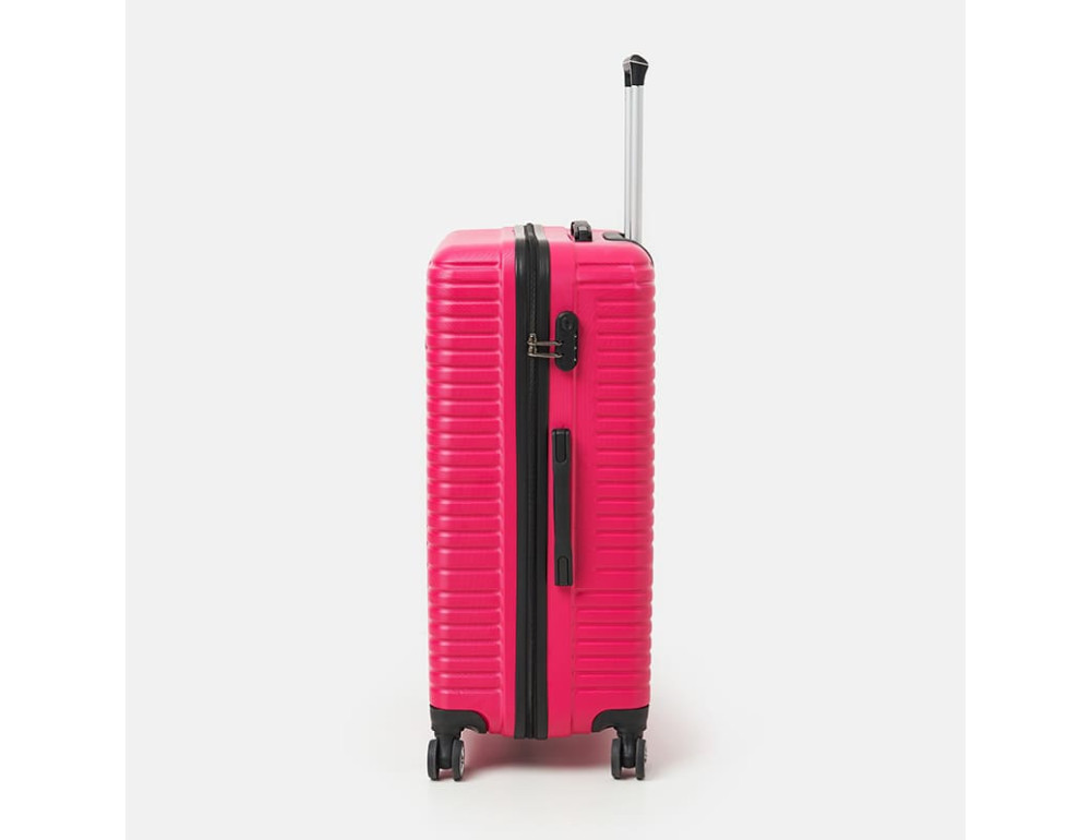 Великий чемодан на 4 колеса Ricco Grande T1ABS600fuchsia-XL — пурпурний - Фотографія № 4