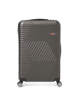 Валіза середня 4 колеса Ricco Grande T1ABS600graphite-L