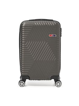 Чемодан маленький 4 колеса Ricco Grande T1ABS600graphite-M