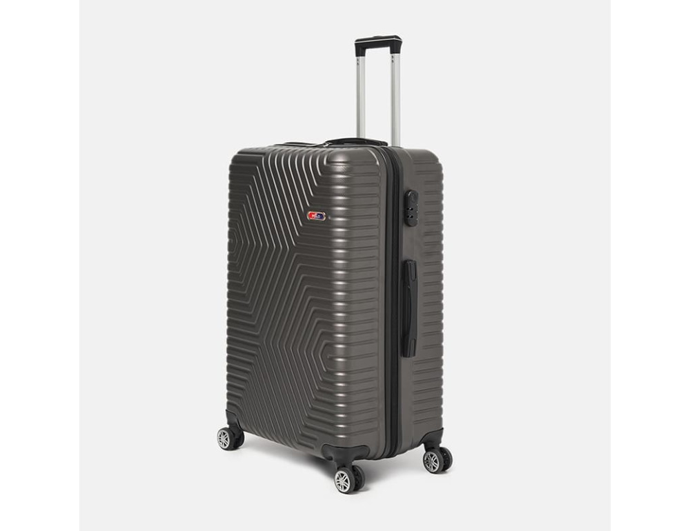 Чемодан большой 4 колеса Ricco Grande T1ABS600graphite-XL - Фото № 3