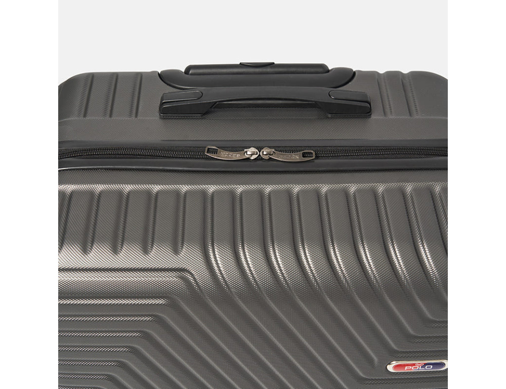 Чемодан большой 4 колеса Ricco Grande T1ABS600graphite-XL - Фото № 7