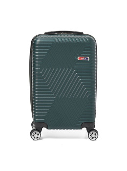 Чемодан маленький 4 колеса Ricco Grande T1ABS600green-M