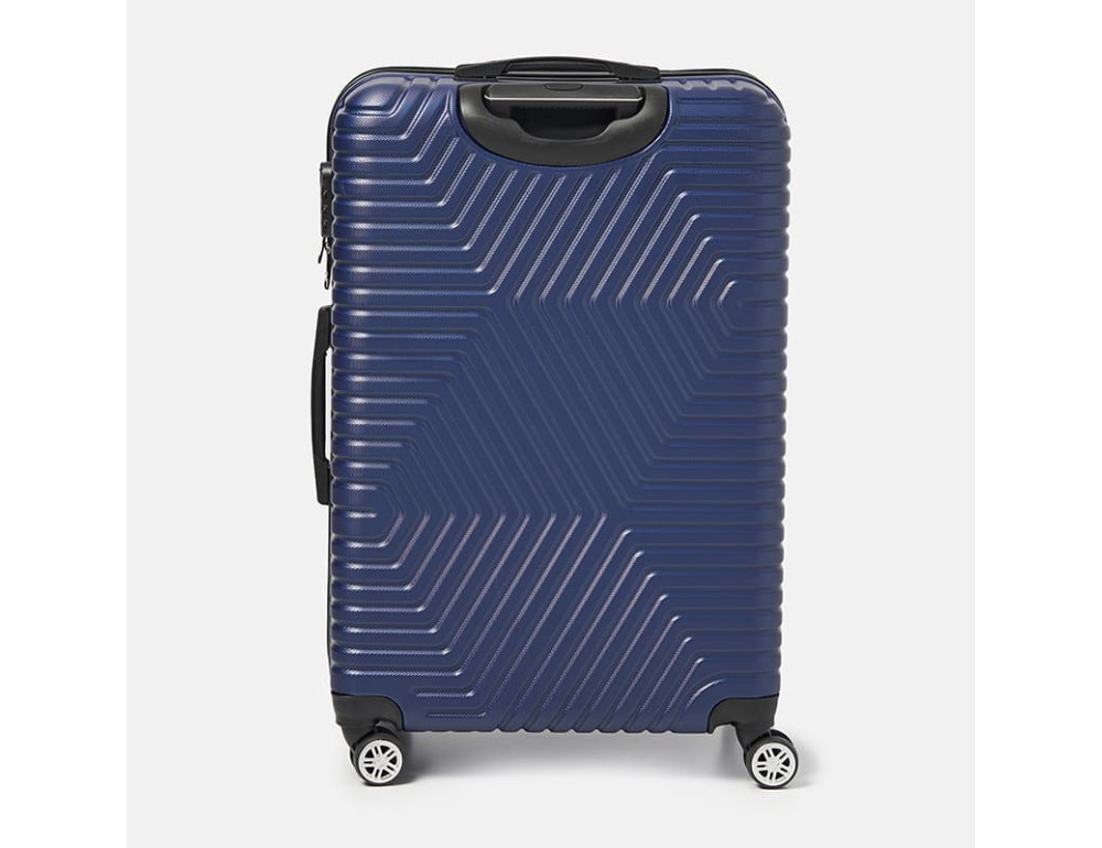 Великий чемодан на 4 колеса Ricco Grande T1ABS600navy-XL — синій - Фотографія № 2