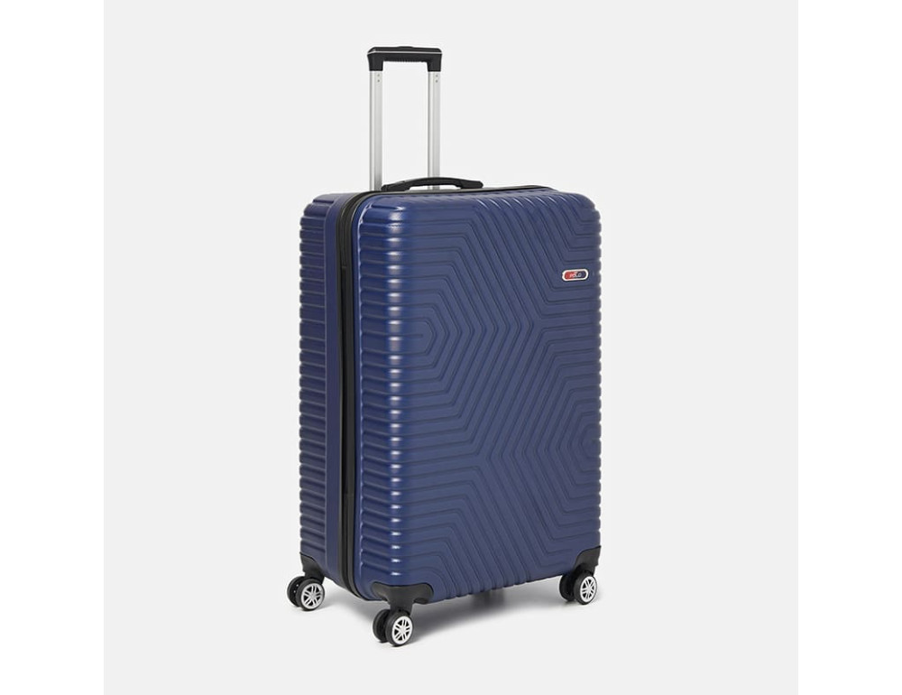 Великий чемодан на 4 колеса Ricco Grande T1ABS600navy-XL — синій - Фотографія № 3