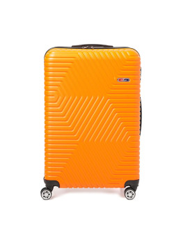 Чемодан средний 4 колеса Ricco Grande T1ABS600orange-L