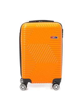 Чемодан маленький 4 колеса Ricco Grande T1ABS600orange-M