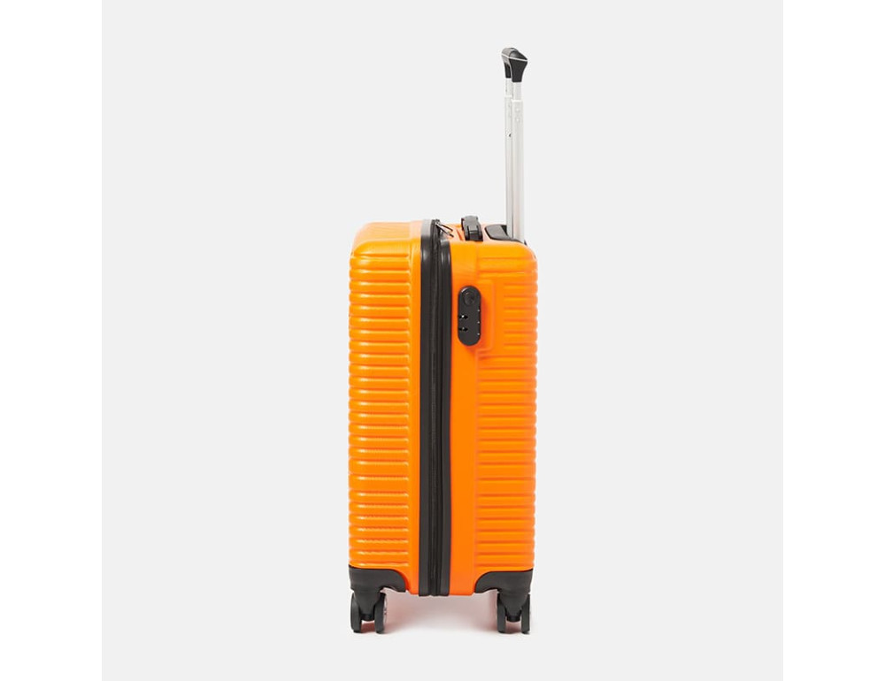 Чемодан маленький на 4 колеса Ricco Grande T1ABS600orange-M — оранжевий - Фотографія № 4