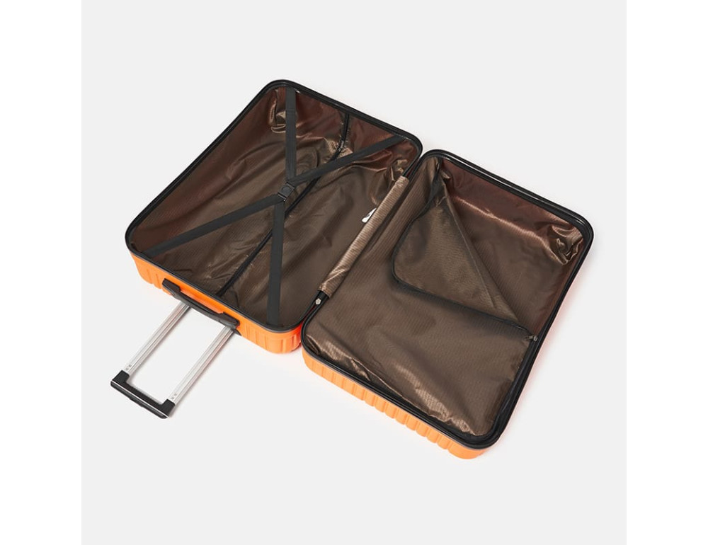 Великий чемодан на 4 колеса Ricco Grande T1ABS600orange-XL — оранжевий - Фотографія № 5