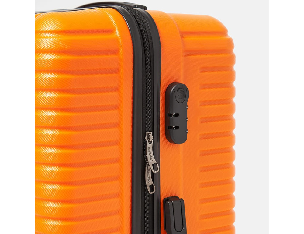 Великий чемодан на 4 колеса Ricco Grande T1ABS600orange-XL — оранжевий - Фотографія № 7