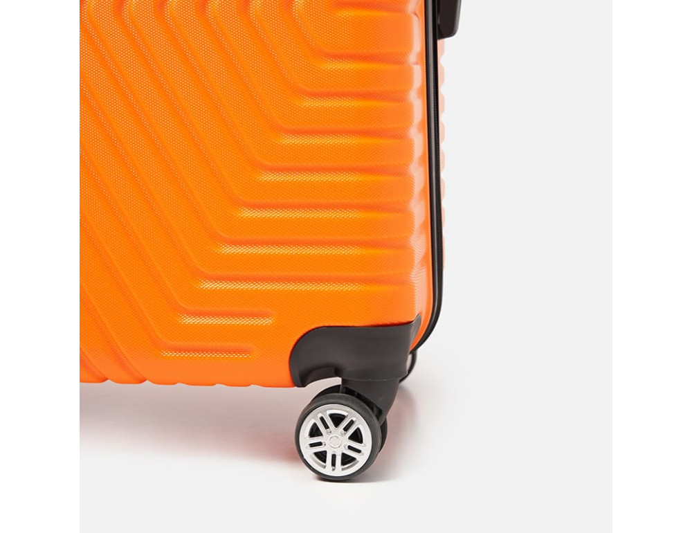 Великий чемодан на 4 колеса Ricco Grande T1ABS600orange-XL — оранжевий - Фотографія № 8