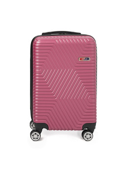 Чемодан маленький 4 колеса Ricco Grande T1ABS600rose-M