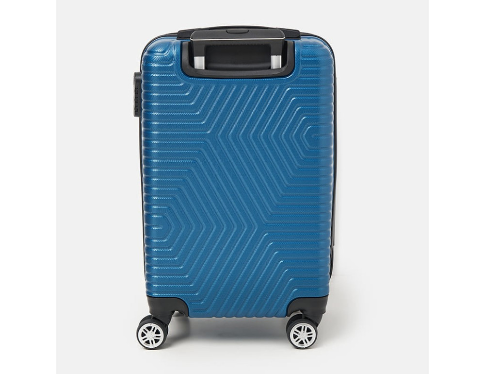 Чемодан маленький на 4 колеса Ricco Grande T1ABS600sky-M — синій - Фотографія № 2