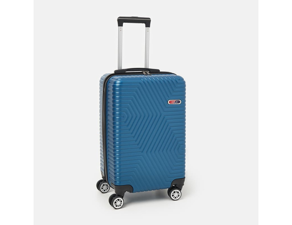 Чемодан маленький на 4 колеса Ricco Grande T1ABS600sky-M — синій - Фотографія № 3
