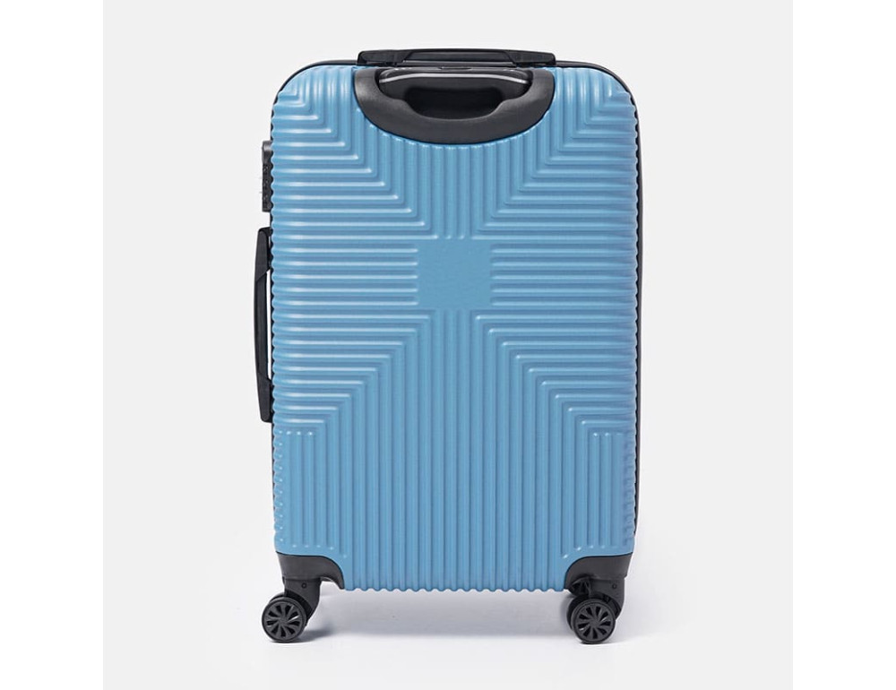 Чемодан середнього розміру на 4 колеса Ricco Grande T1Bowtie21blue-L — синій - Фотографія № 2