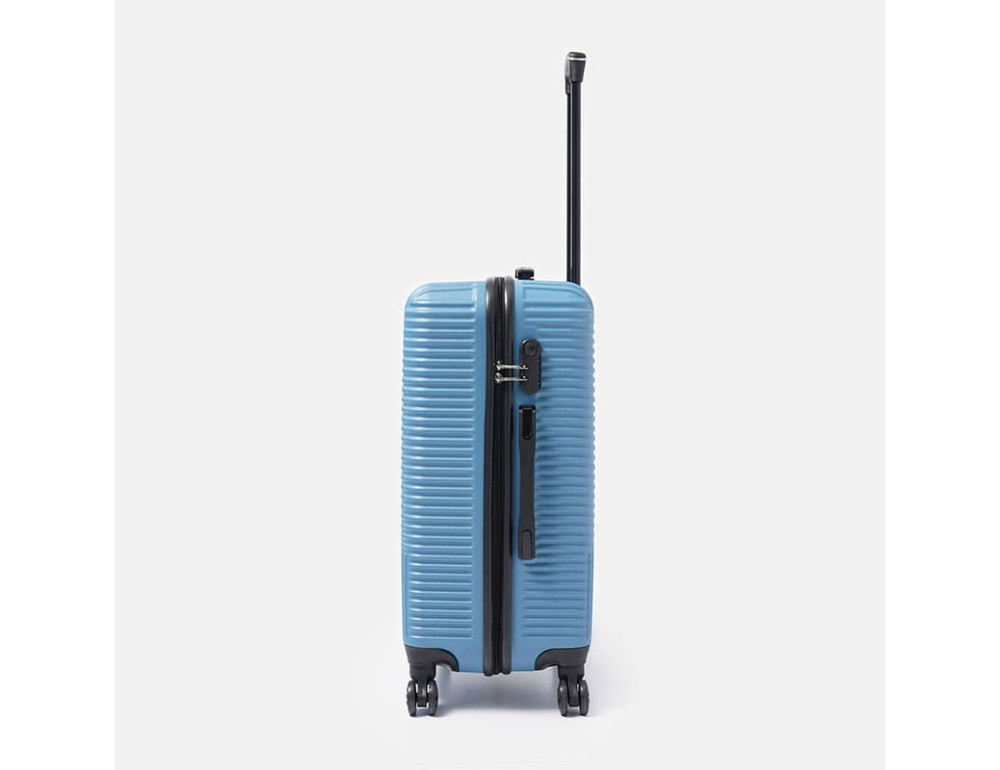 Чемодан середнього розміру на 4 колеса Ricco Grande T1Bowtie21blue-L — синій - Фотографія № 5