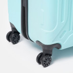 Великий пластиковий чемодан XL блакитний Ricco Grande T1Castle1lightblue-XL - Фотографія № 107