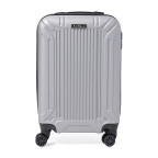 Малий пластиковий чемодан M сріблястий Ricco Grande T1Castle1silver-M - Фотографія № 100