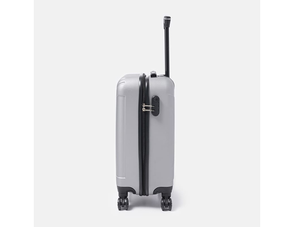 Малий пластиковий чемодан M сріблястий Ricco Grande T1Castle1silver-M - Фотографія № 5