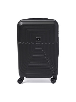 Чемодан средний 4 колеса Ricco Grande T1Marble20black-L