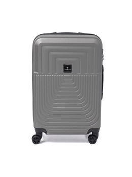 Чемодан средний 4 колеса Ricco Grande T1Marble20gray-L