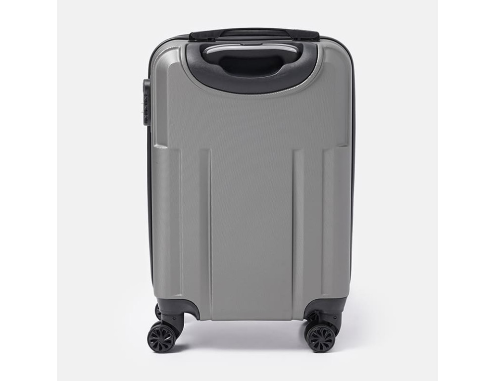 Чемодан маленький 4 колеса Ricco Grande T1Marble20gray-M - Фото № 2