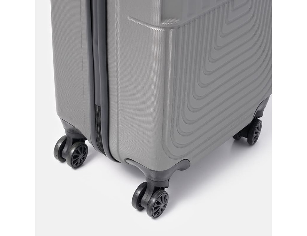 Чемодан маленький 4 колеса Ricco Grande T1Marble20gray-M - Фото № 7
