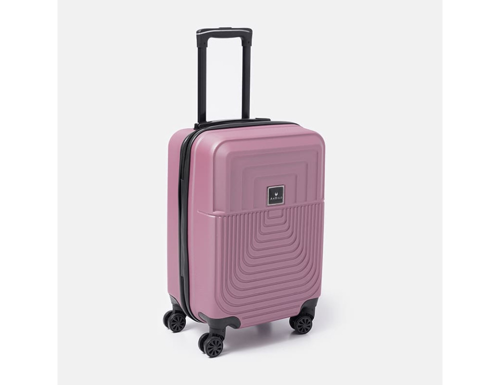 Чемодан пластиковий маленького розміру M фіолетовий Ricco Grande T1Marble20violet-M - Фотографія № 4
