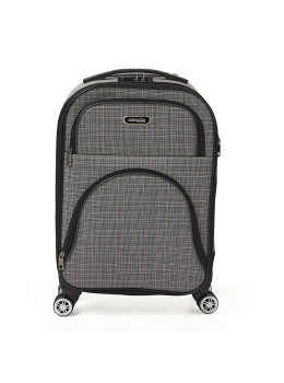 Чемодан маленький 4 колеса Ricco Grande T1TEXT1000beige-M