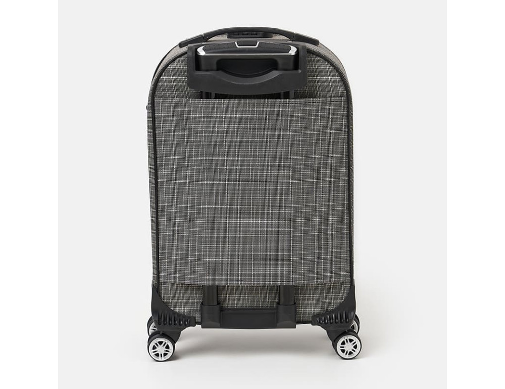 Чемодан маленький 4 колеса Ricco Grande T1TEXT1000beige-M - Фото № 2