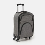 Чемодан маленький 4 колеса Ricco Grande T1TEXT1000beige-M - Фото № 102