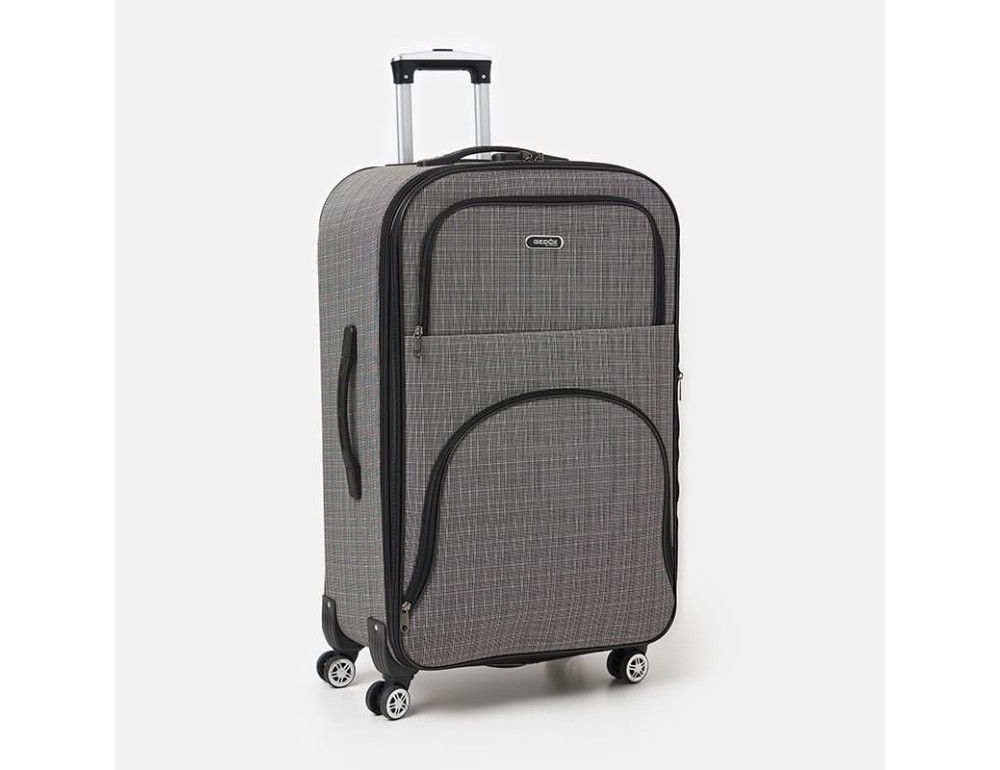 Чемодан большой 4 колеса Ricco Grande T1TEXT1000beige-XL - Фото № 3