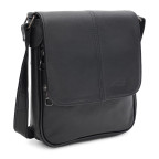 Чоловіча шкіряна сумка через плече Ricco Grande T1t0033bl-black - Фотографія № 100