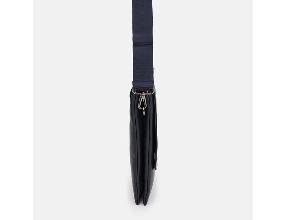 Чоловіча шкіряна барсетка Ricco Grande T1TR0020 Navy - Фотографія № 4