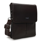 Чоловіча шкіряна сумка‑барсетка з клапаном Ricco Grande T1tr0021br-brown - Фотографія № 100