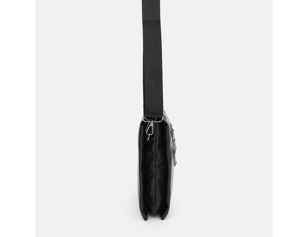 Чоловіча шкіряна барсетка Ricco Grande T1TR0025-Black - Фотографія № 4