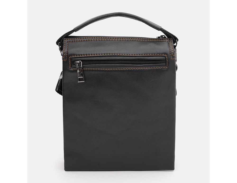Мужская кожаная сумка через плече Ricco Grande T1tr0025blp-black - Фото № 3