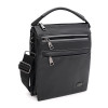 Мужская кожаная барсетка через плечо Ricco Grande T1tr0025gr-black