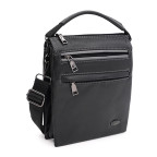 Чоловіча шкіряна барсетка через плече Ricco Grande T1tr0025gr-black - Фотографія № 100