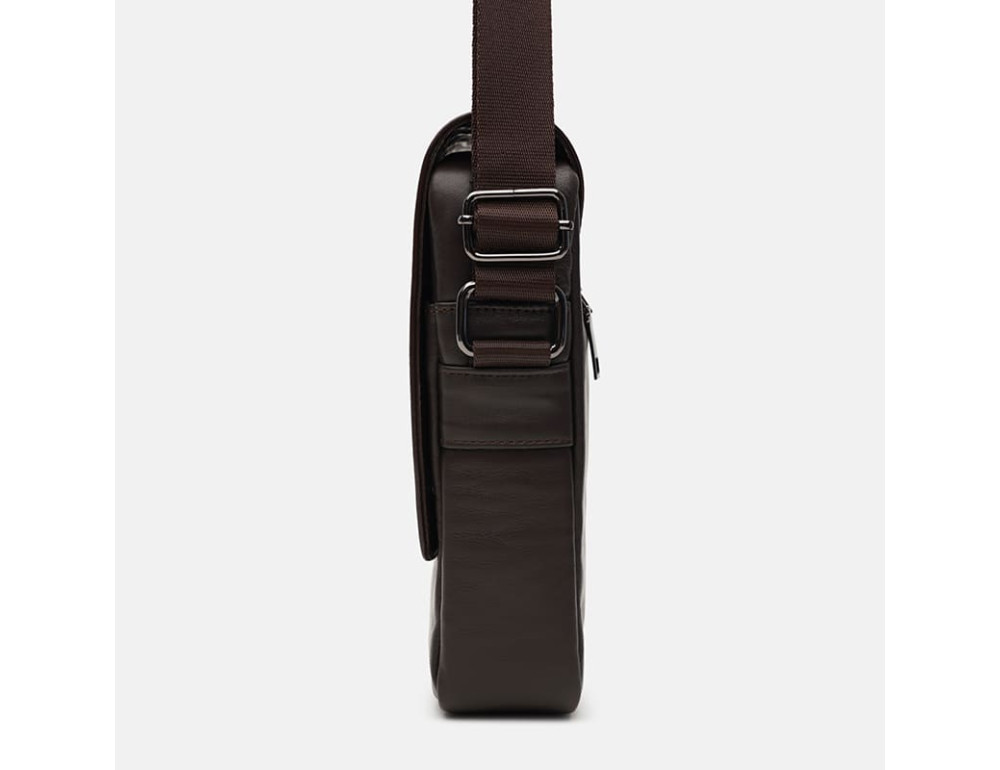 Чоловіча шкіряна сумка через плече Ricco Grande T1TR0026BR (Brown) - Фотографія № 4