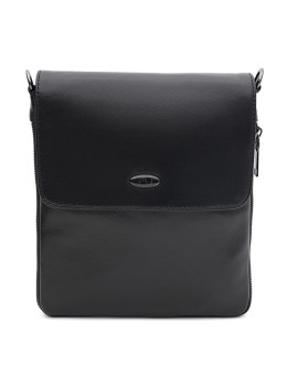 Чоловіча шкіряна сумка через плече Ricco Grande T1tr0028bl-black